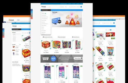 Online crackers shop — browse categories and deals